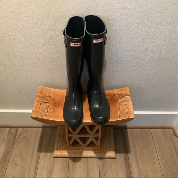 Hunter Original High Gloss Tall Waterproof Boot - Picture 2 of 7